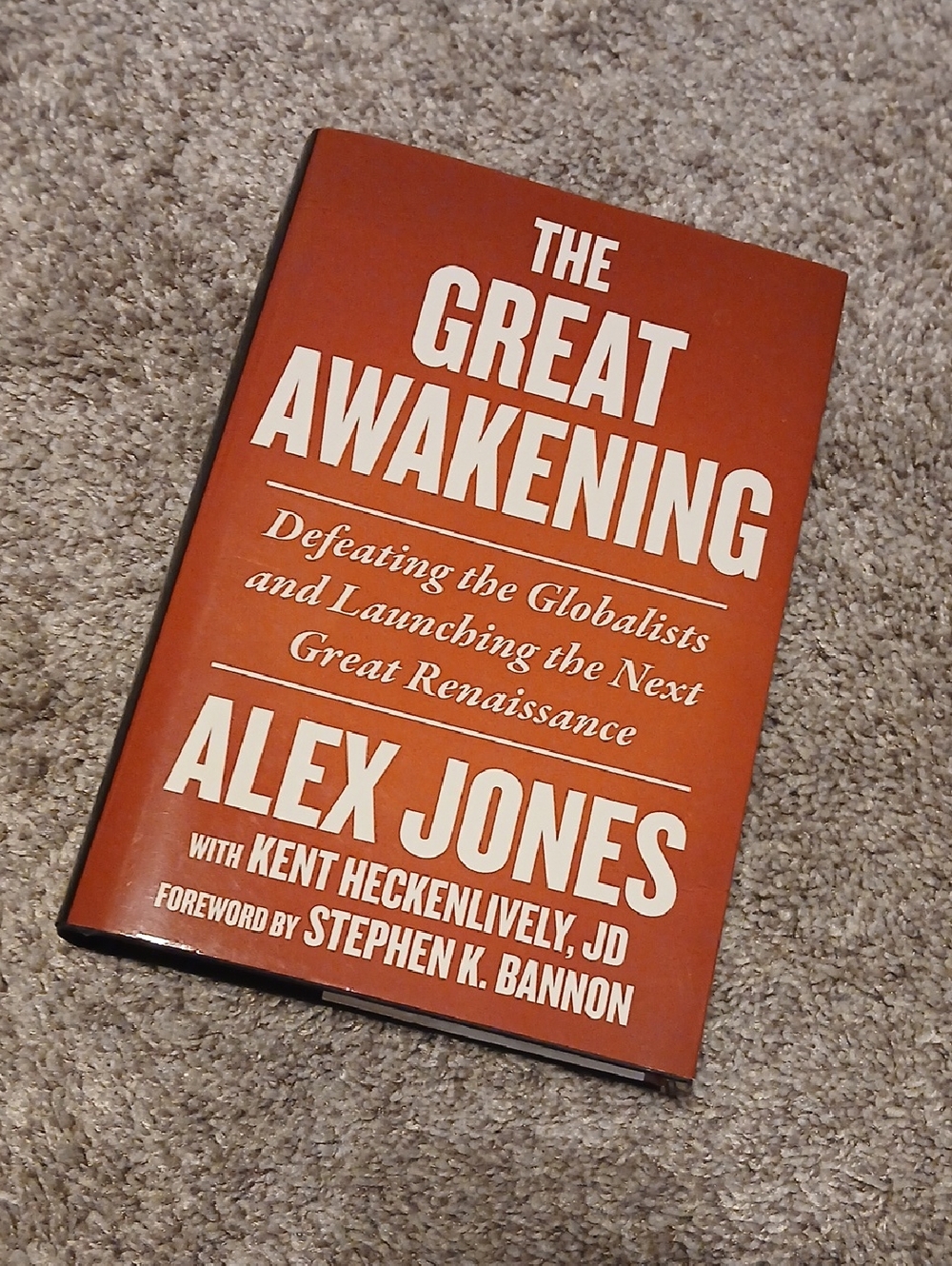 The Great Awakening by Alex Jones Hardcover
